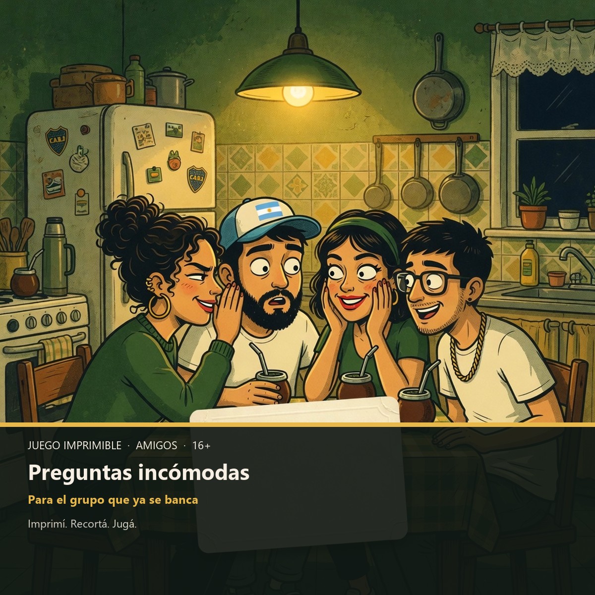Juego preguntas incómodas para amigos