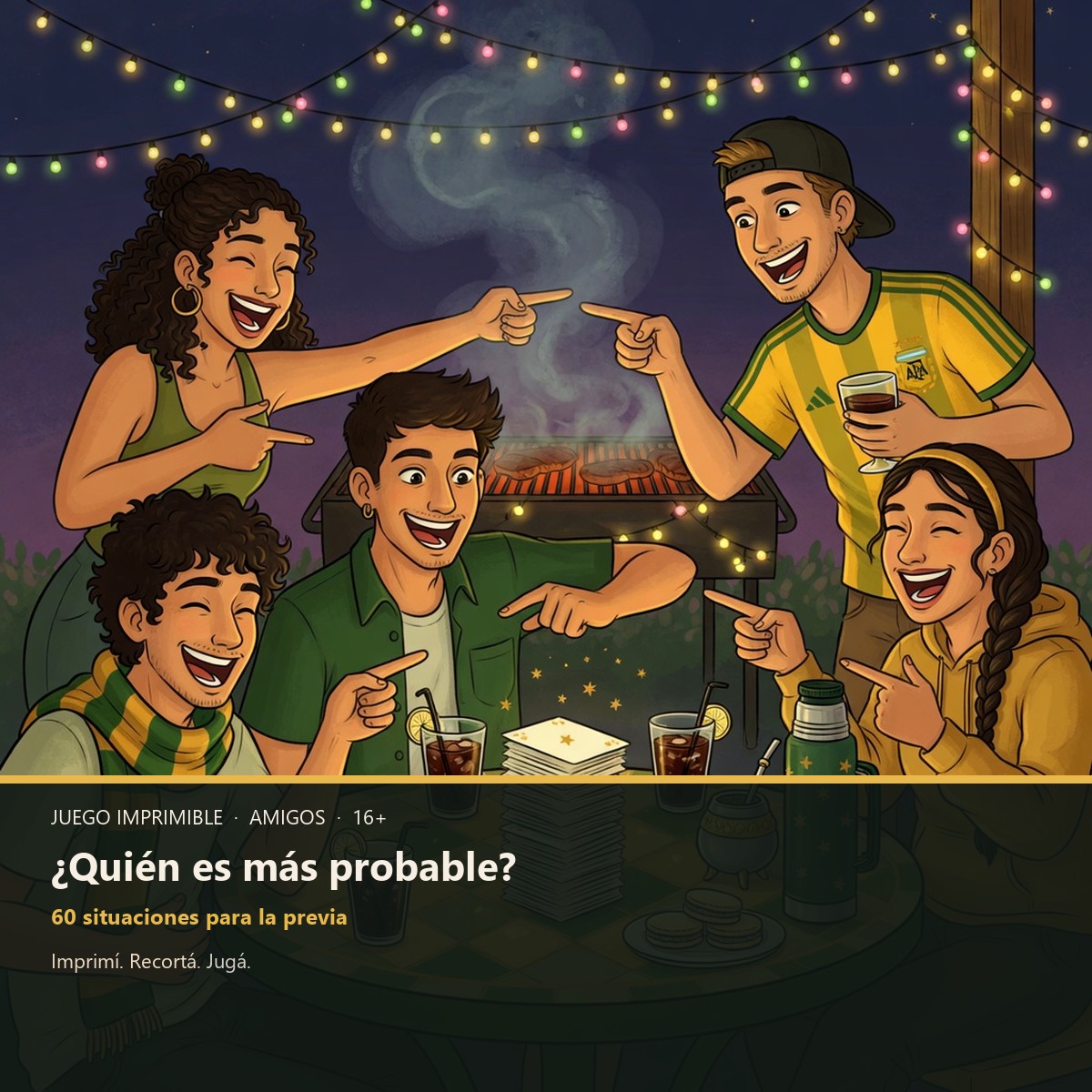 Juego para amigos: quién es más probable