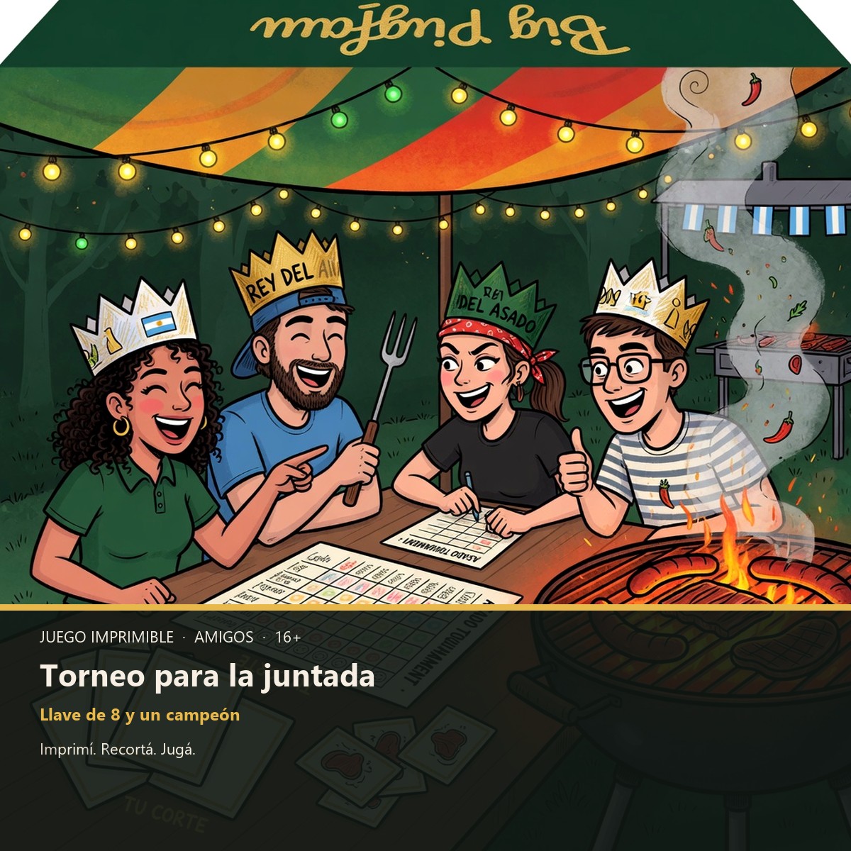 Juego torneo para la juntada