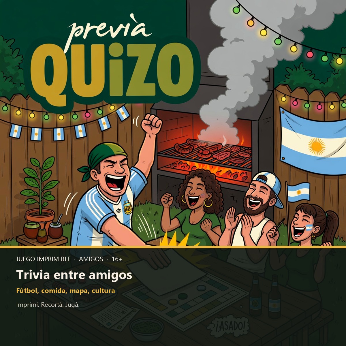 Juego trivia entre amigos