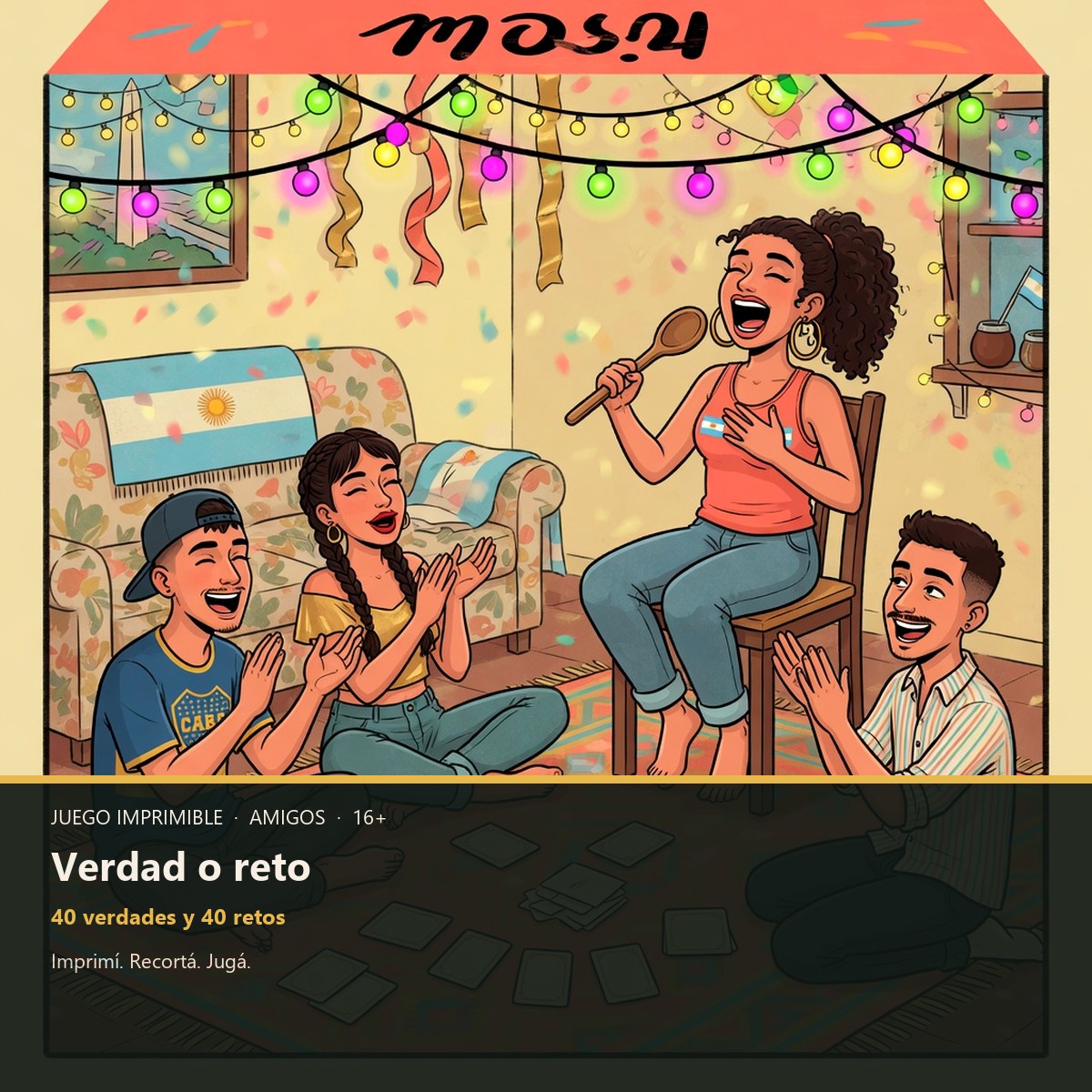 Juego verdad o reto para amigos