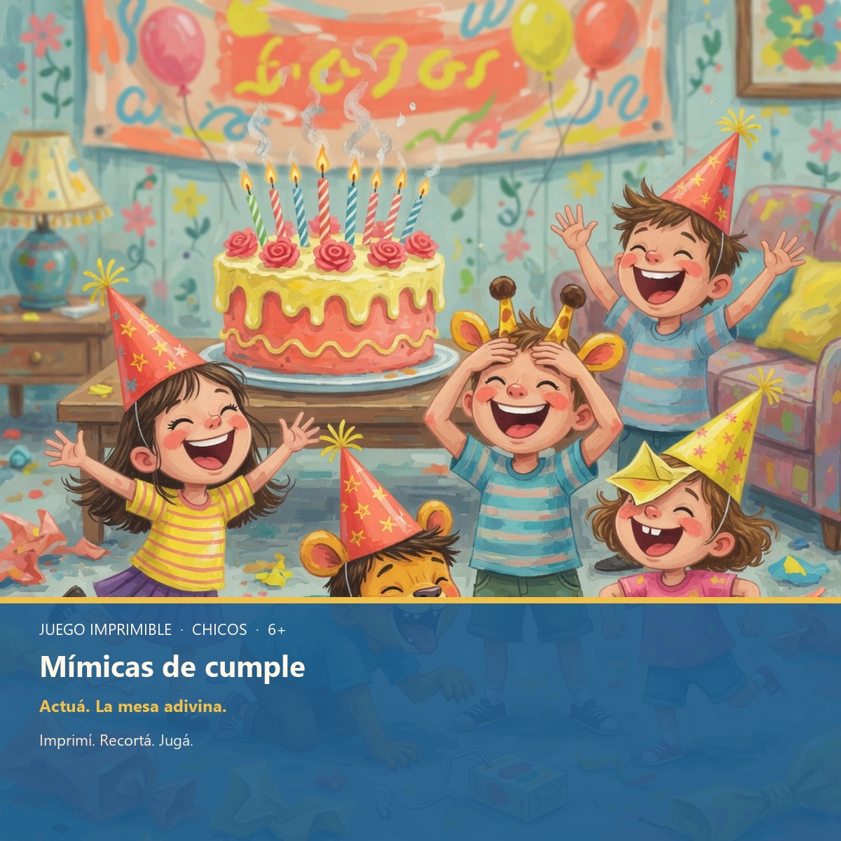 Juego mímicas de cumple