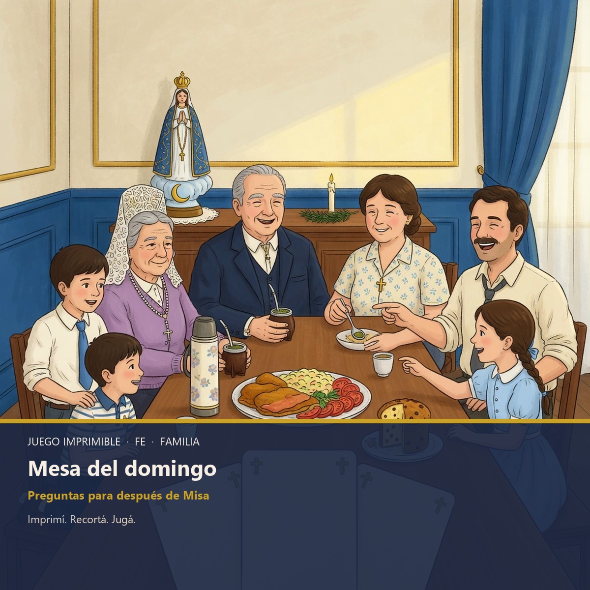 Juego preguntas para la mesa del domingo