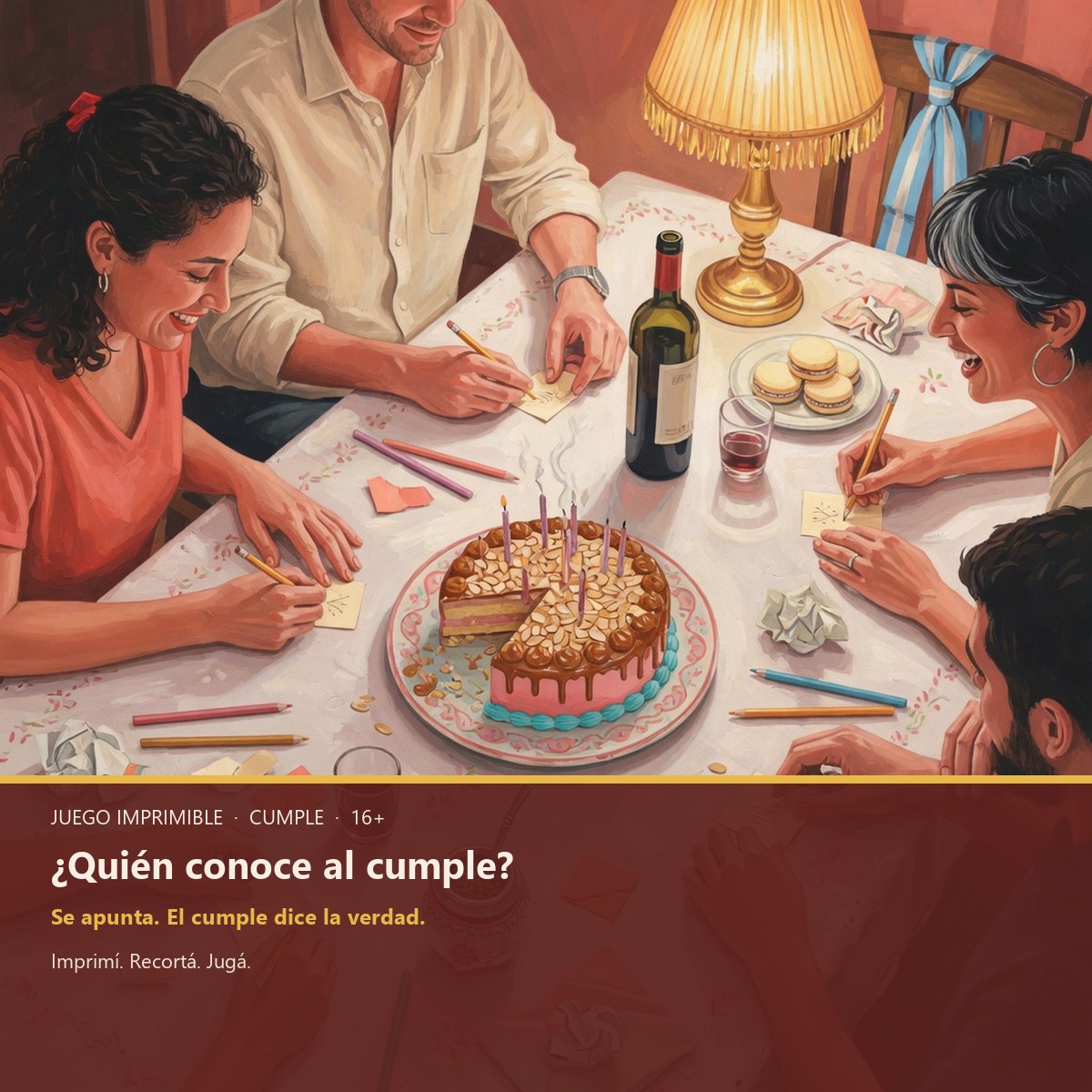 Juego quién conoce al cumpleañero