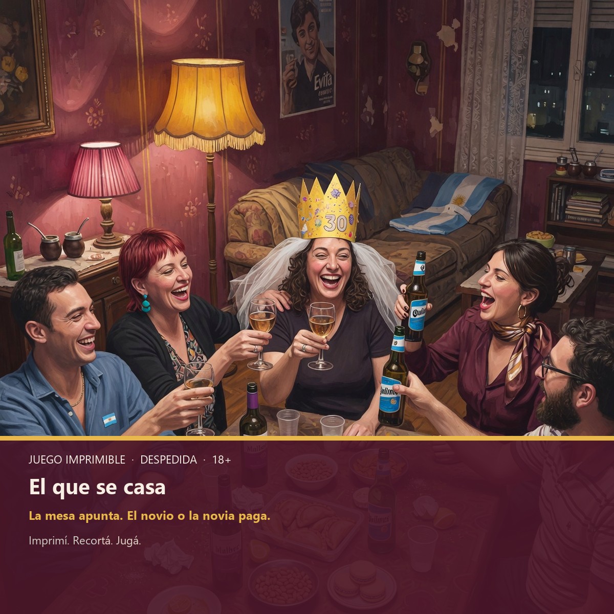 Juego el que se casa para despedida