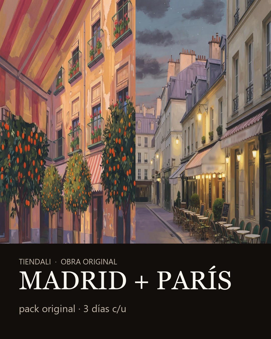 Pack original: Madrid + París