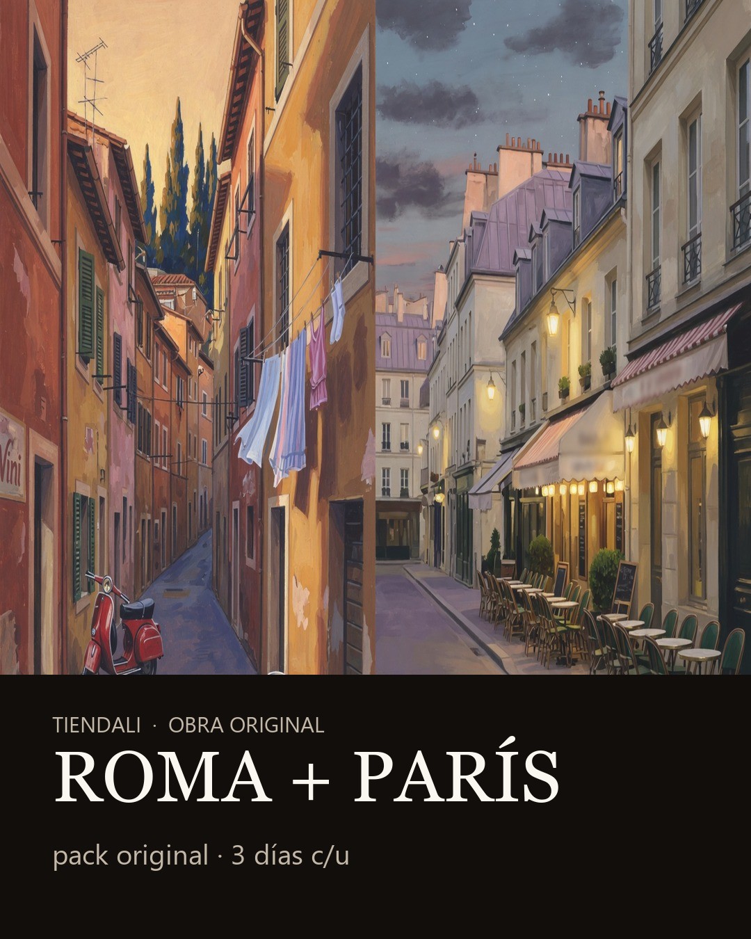 Pack original: Roma + París