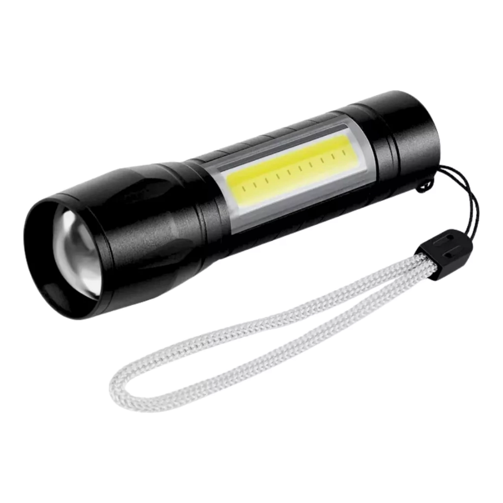 Linterna Led Chica 3 Modos De Luz Metal Recargable Usb Dinax