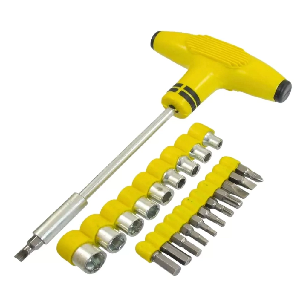 Llave Herramienta Allen Mediana X9 Piezas C/soport